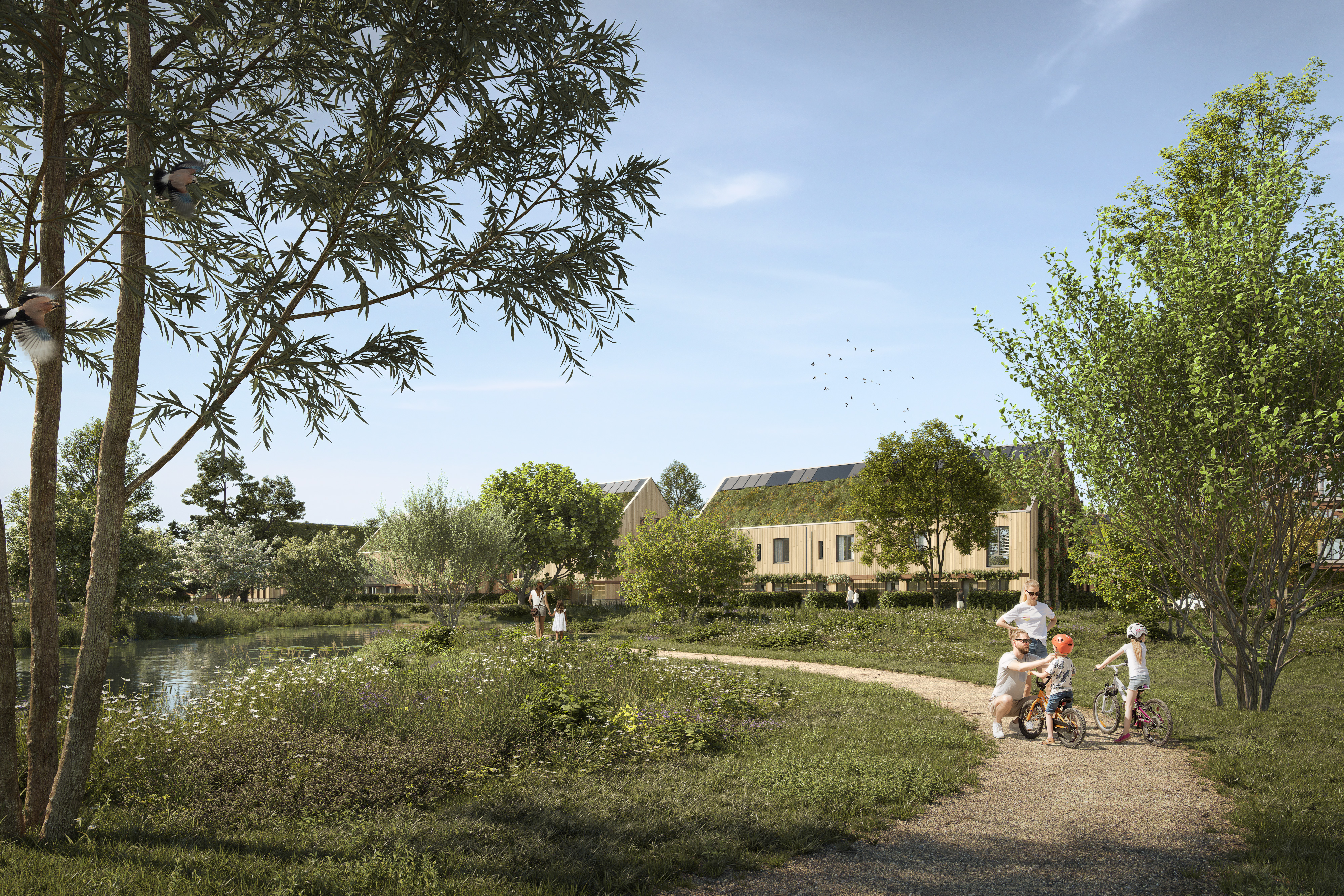 Artist impression Swanladriehoek