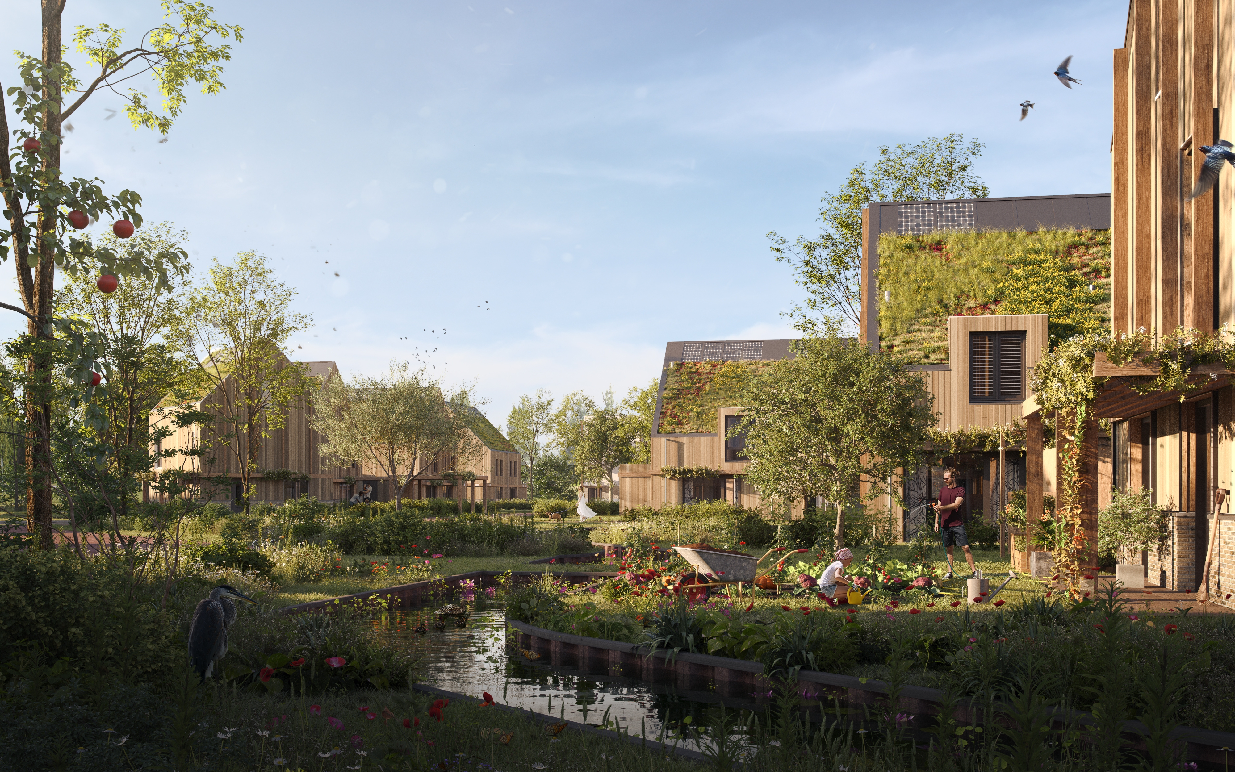 Artist impression Swanladriehoek