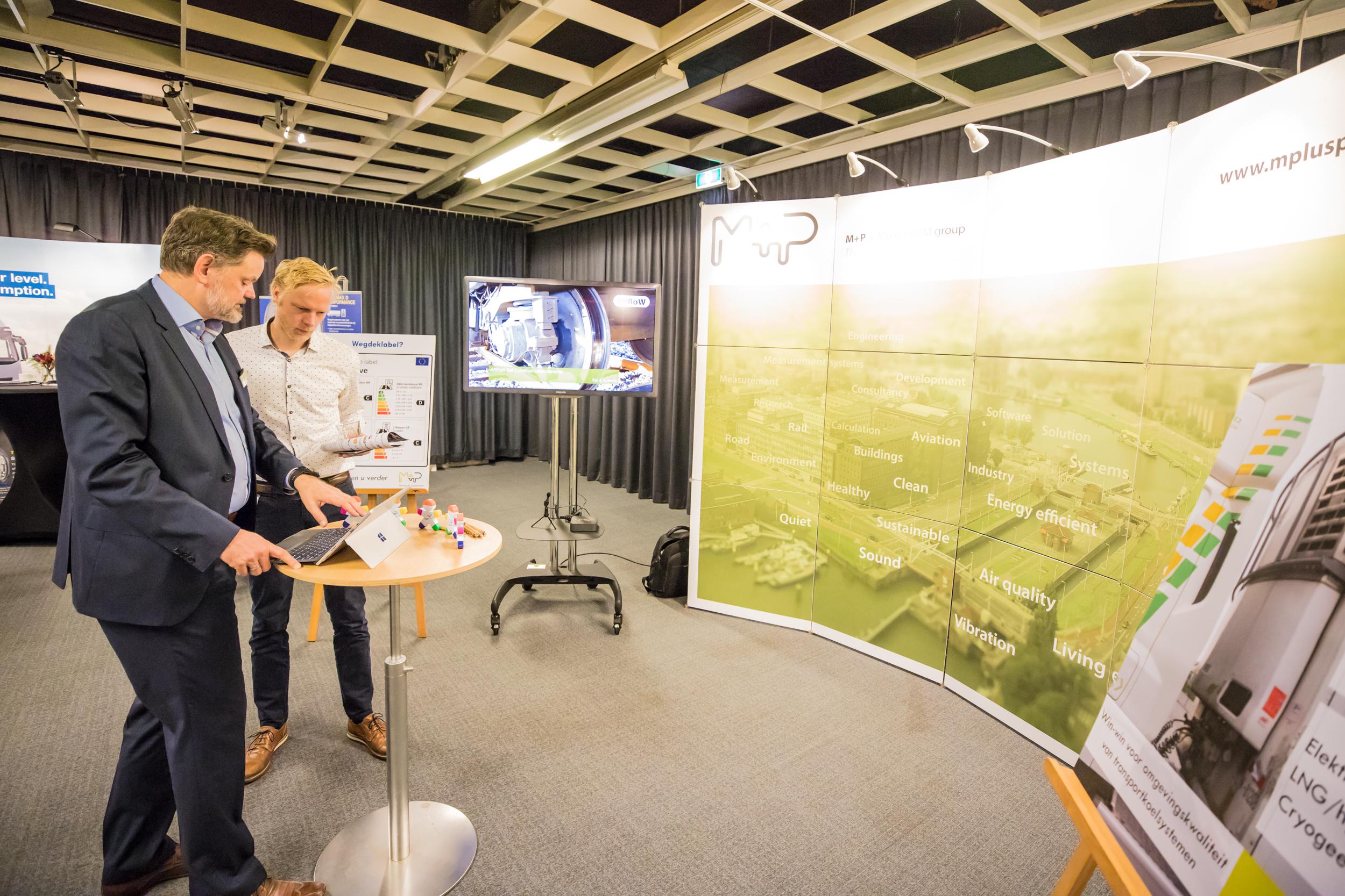 M+P-stand op de beurs in 2018