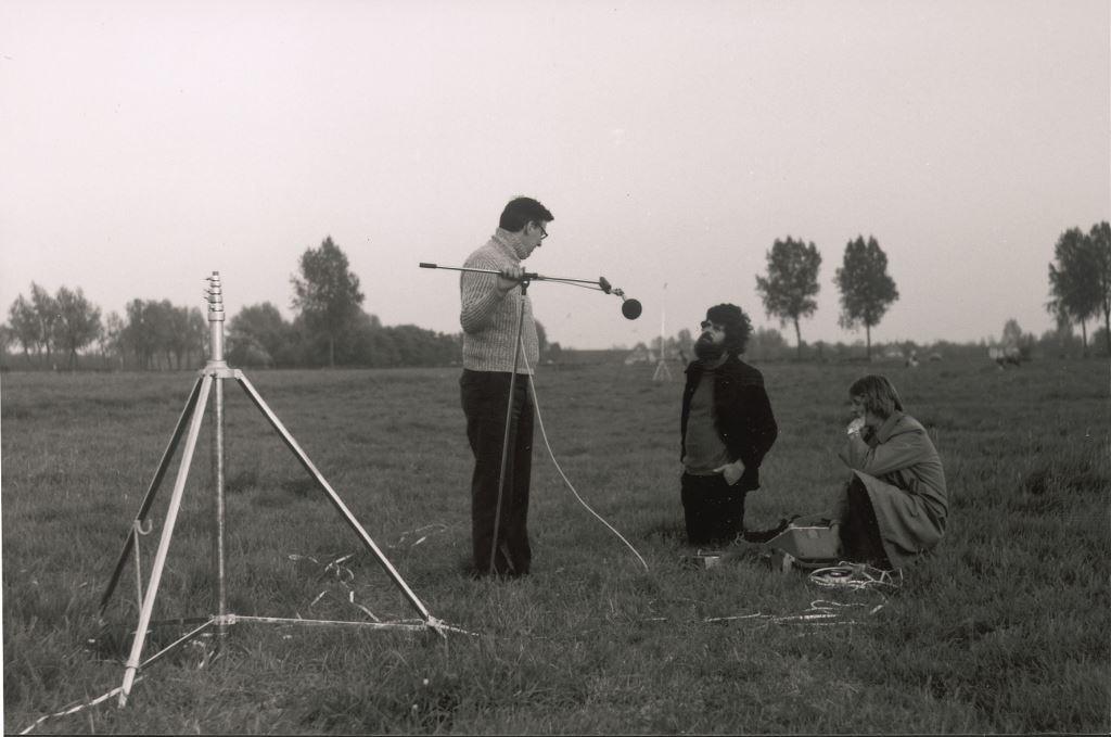 metingen in het veld bij Lopik